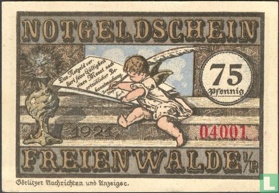 Freienwalde, Stadt - 75 Pfennig 1921 - Bild 1