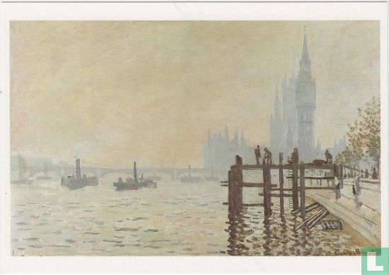 The Thames below Westminster,1871 - Image 1