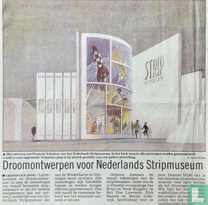 Droomontwerpen voor Nederlands stripmuseum