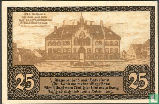 Johannisburg 25 Pfennig    - Afbeelding 2