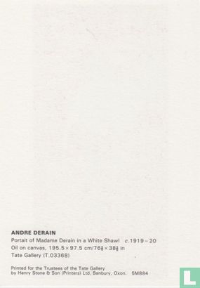 Portrait of Madame Derain in a White Shawl, 1919/20 - Bild 2