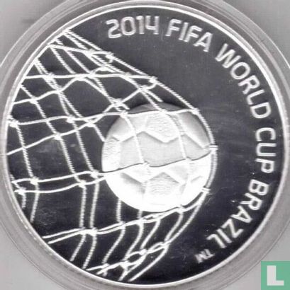Israel 2 new sheqalim 2013 (JE5773 - PROOF) "2014 Football World Cup in Brazil" - Image 2