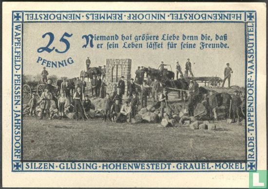 Hohenweststedt 25 Pfennig  - Afbeelding 2