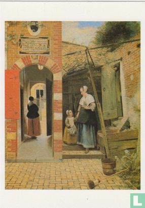 The Courtyard of a House in Delft, 1658 - Bild 1