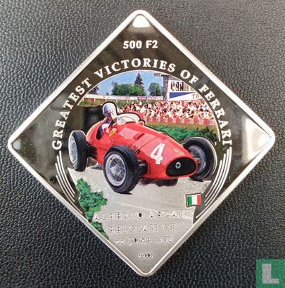 Palau 1 dollar 2011 (PROOFLIKE) "Greatest victories of Ferrari - Alberto Ascari" - Afbeelding 1