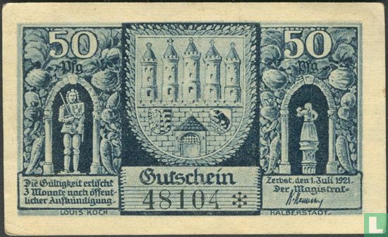 Zerbst 50 Pfennig - Image 1