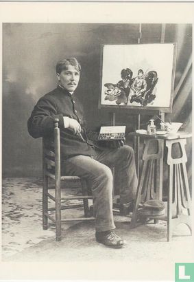 Rik voor de schildersezel, Amersfoort, 1915 - Image 1