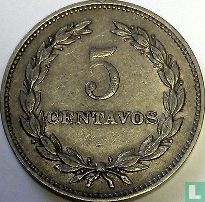 El Salvador 5 centavos 1966 - Image 2