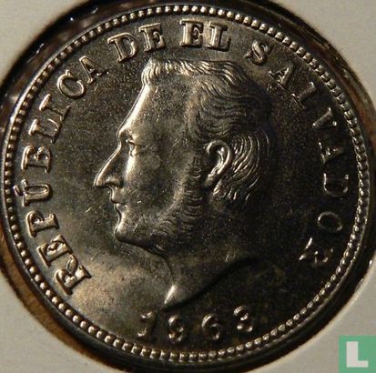 El Salvador 5 centavos 1963 - Afbeelding 1
