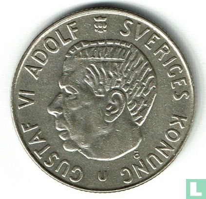 Suède 1 krona 1964 - Image 2