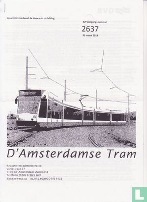 D' Amsterdamse Tram 2637 - Afbeelding 1