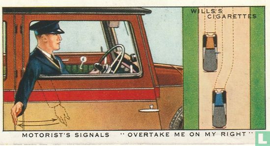 Motorist's signals: Overtake me on my right - Image 1