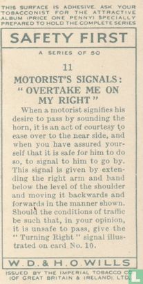 Motorist's signals: Overtake me on my right - Image 2