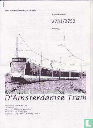 D' Amsterdamse Tram 2751 /2752 - Afbeelding 1