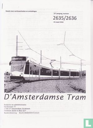 D' Amsterdamse Tram 2635 /2636 - Afbeelding 1