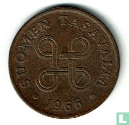 Finlande 1 penni 1966 - Image 1