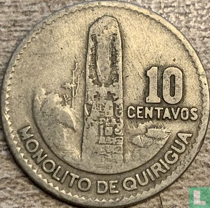 Guatemala 10 Centavo 1966 - Bild 2