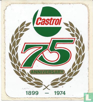 Castrol 75 anniversary 1899-1974