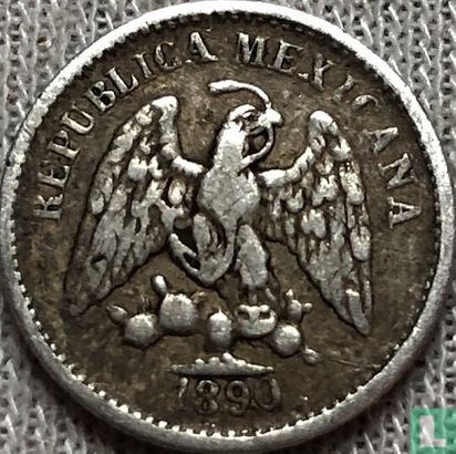 Mexique 5 centavos 1890 (Pi R) - Image 1