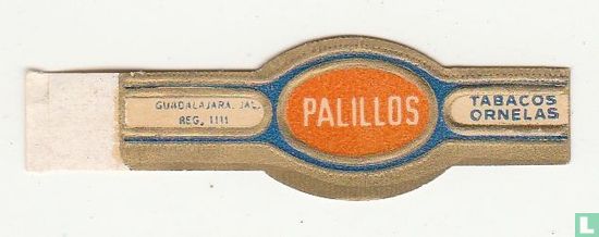 Palillos - Guadalajara Jal. Mex. Reg.1111 - Tabacos Ornelas - Image 1