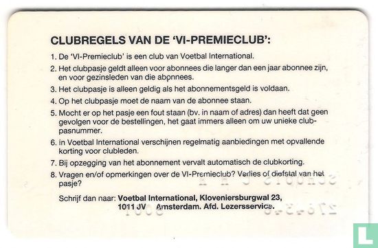 VI-Premieclub Clubpas - Image 2