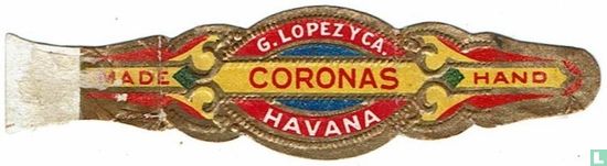 G. Lopez Y Ca. Coronas Havana - Made - Hand - Afbeelding 1