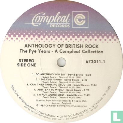 Anthology Of British Rock The Pye Years - Image 3