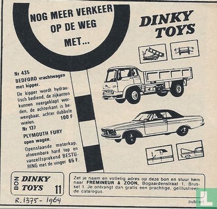 Nog meer verkeer op de weg met... Dinky Toys