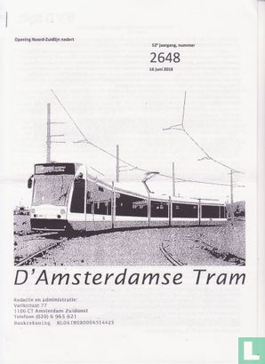 D' Amsterdamse Tram 2648 - Afbeelding 1