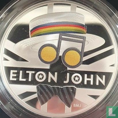 Verenigd Koninkrijk 2 pounds 2020 (PROOF) "Elton John" - Afbeelding 2
