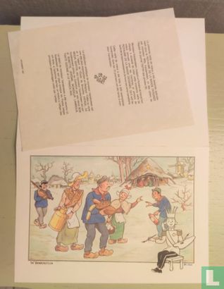 Ex-libris /  setje wenskaarten door Willy Vandersteen. - Image 1