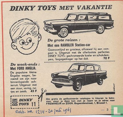 Dinky Toys met vakantie