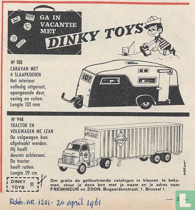 Ga in vacantie met Dinky Toys