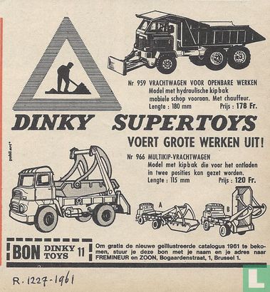 Dinky Supertoys voert grote werken uit!