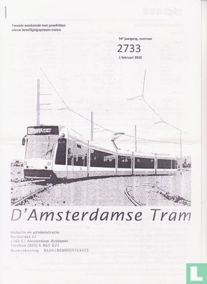 D' Amsterdamse Tram 2733 - Afbeelding 1