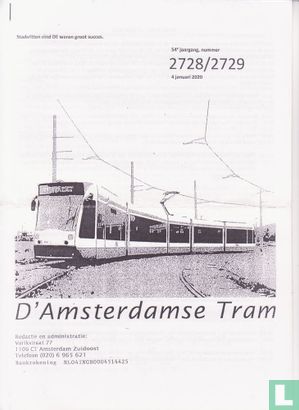 D' Amsterdamse Tram 2728 /2729 - Afbeelding 1