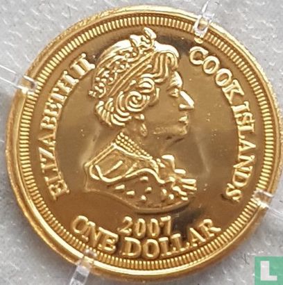 Cook Islands 1 dollar 2007 (PROOF) "Slovenian 2 euro 50 years Treaty of Rome" - Image 1