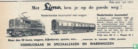 Nederlandse locomotief met wagon