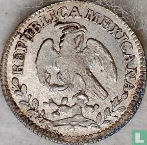 Mexico ½ real 1861 (Ga JG) - Image 2