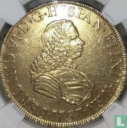 Pérou 8 escudos 1757 - Image 1