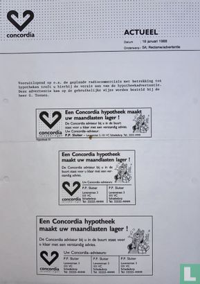Informatie reclamebrief Concordia - Bild 1