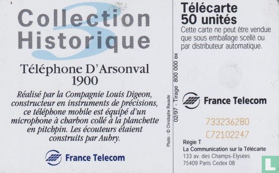 Téléphone D'Arsonval - Image 2