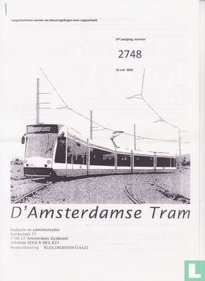 D' Amsterdamse Tram 2748 - Afbeelding 1