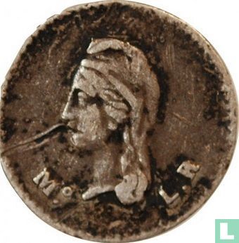 Mexico ¼ real 1861 (Mo LR) - Image 2