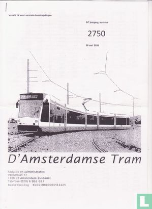 D' Amsterdamse Tram 2750 - Afbeelding 1