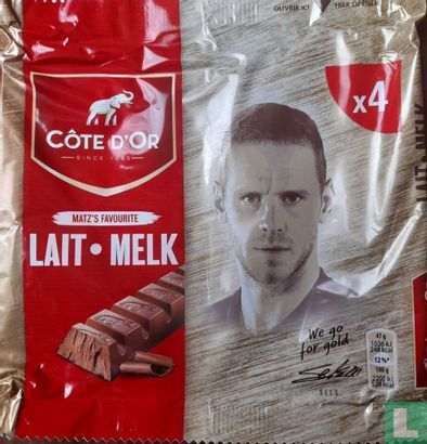 Côte D'Or Melk x4 (Matz Sels)