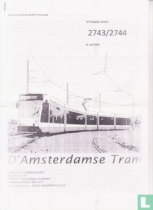 D' Amsterdamse Tram 2743 /2744 - Afbeelding 1