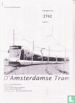 D' Amsterdamse Tram 2742 - Afbeelding 1