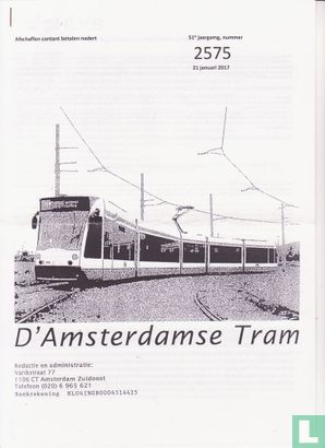 D' Amsterdamse Tram 2575 - Afbeelding 1