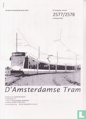 D' Amsterdamse Tram 2577 /2578 - Afbeelding 1